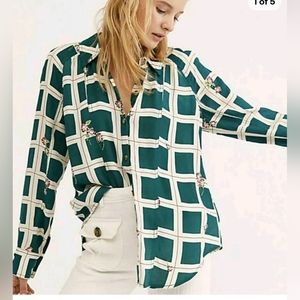 Free People Windows to my Heart Blouse